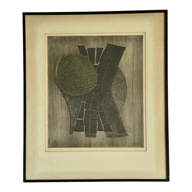 Arthur Luiz Piza (Brazilian, 1928-2017) Etching 1961 For Sale