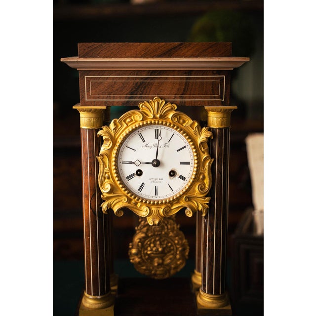 Clock in Bronze, in Good conditions. Designed before 1890 This piece has an attribution mark, I am sure that it is...