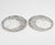 1970s Willy Rizzo Style Ice Effect Lucite and Chrome Coasters, 9 pieces For Sale - Image 11 of 13