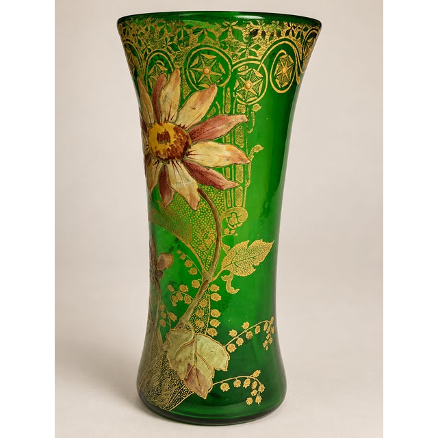 French Art Nouveau Belfort Vase by Legras & Cie – Montjoye, Saint-Denis, circa 1900 An elegant French Art Nouveau vase...
