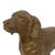 Metal Art Deco Gold-Colored Zamak Dog on Marble Base For Sale - Image 7 of 14