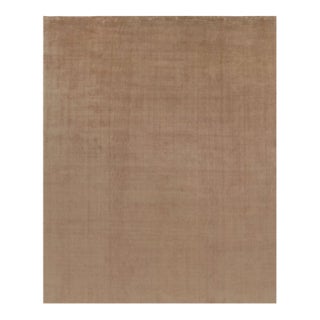 Rug & Kilim’s Oversized Contemporary Textural Rug in Beige-Brown Tones - 13x16 For Sale