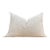 Ivory Diamond Lumbar Moroccan Silk Pillow For Sale