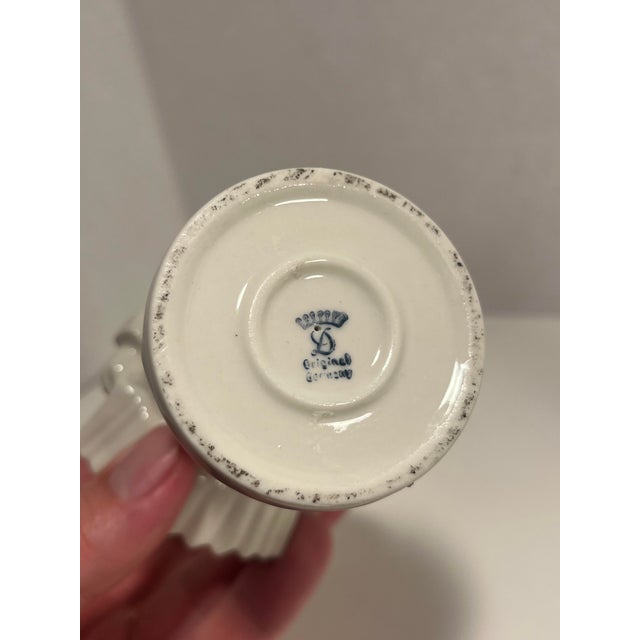 1970s Set of 3 Vintage Dresden Porcelain Orchestra Musicians Figurines – 5.5” H For Sale - Image 5 of 8