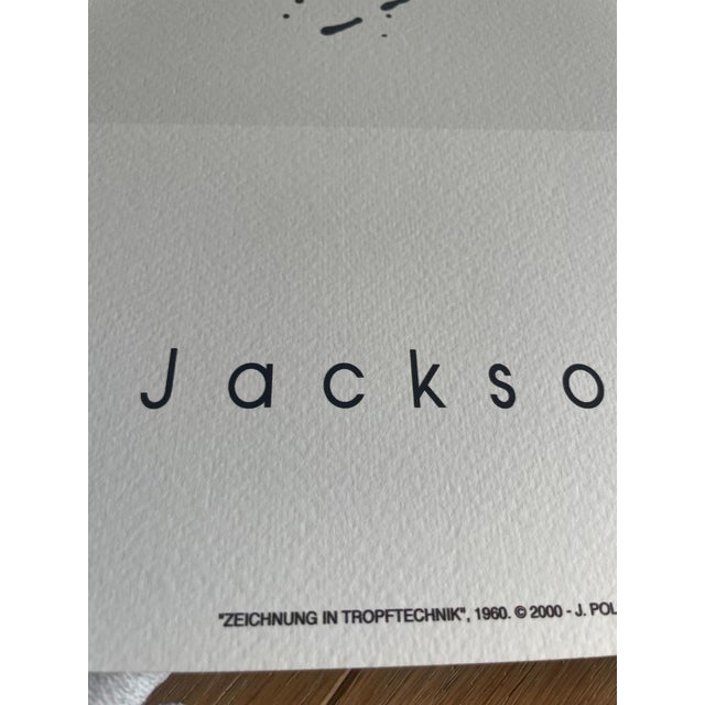 Jackson Pollock, After Artwork in Drip Technique, Silk-Screen For Sale - Image 3 of 9