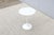 Metal Mid-Century Modern Eero Saarinen for Knoll 16" Round White Tulip Side Table For Sale - Image 7 of 18