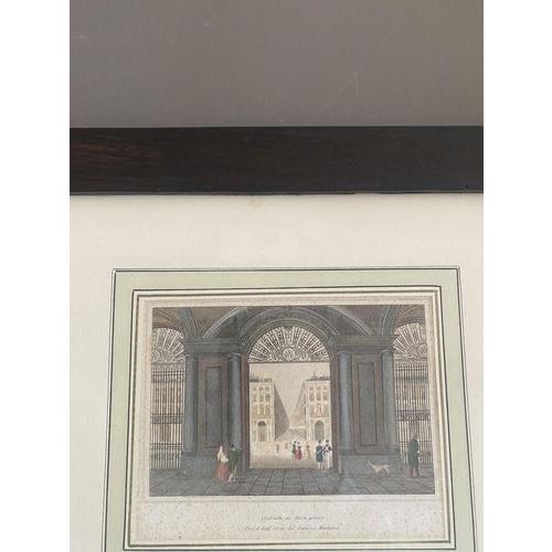 Contrada Dora Grossa, 1700s, Color Print, Framed For Sale - Image 4 of 16