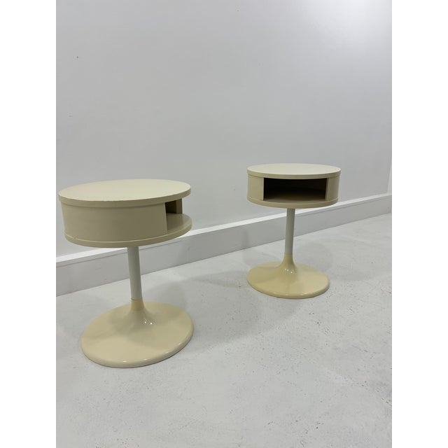 Space Age Tulip Side Tables by Lusch Erzeugnis for Lusch & Co, 1970s, Set of 2 For Sale - Image 4 of 15