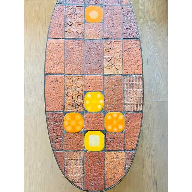 Jean Jaffeux, enameller on French lava (1931-2015) Basse in enameled lava stone 60s This piece is attributed to the...