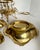 French Revival Brass Epergne Centerpiece With Three Scalloped Removable Bowls For Sale - Image 13 of 16