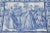 Baroque 18th Century Antique Portuguese Tile Mural Panel Depicting a Musical Scene For Sale - Image 3 of 13
