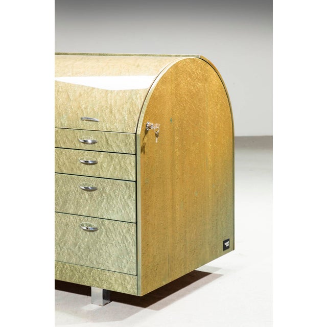 Wood Storage Unit by Giovanni Offredi for Saporiti, 1977 For Sale - Image 7 of 11