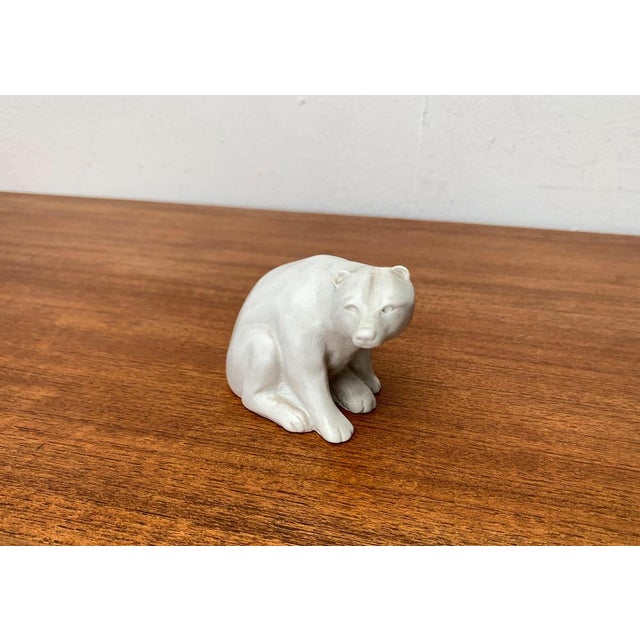 Vintage Polar Bear Figurine from Pearlite Marblecraft, Canada, in Very Good conditions. Designed 1980 to 1989 This piece...