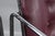 Mid-Century Modern Mid Century Modern Lounge Chairs in Tubular Chrome and Rich Oxblood Faux Leather - a Pair For Sale - Image 3 of 10