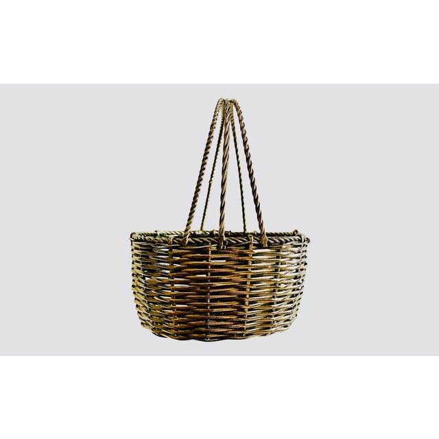 Small Silver Basket For Sale - Image 4 of 5