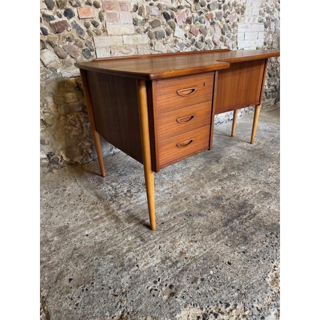 Vintage Teak Boomerang Desk by Göran Strand, 1960s For Sale - Image 4 of 18