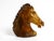Large Horse Head Sculpture in Brown Soapstone, 1960s For Sale - Image 4 of 18