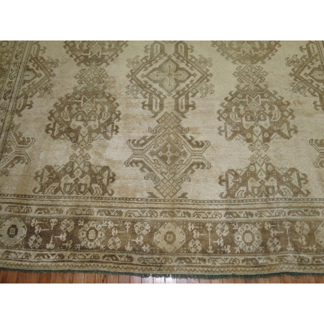 Antique Zabihi Collection Turkish Oushak Neutral color Rug - 9'9" x 12'2" For Sale - Image 4 of 8