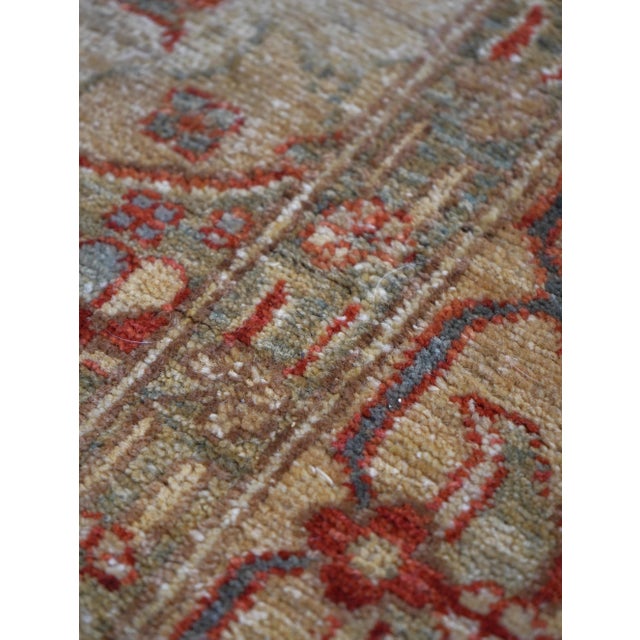 Hand Woven Low Weave Approx. 6x9 Turkish Area Rug For Sale - Image 9 of 11