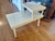 Mid-Century Modern Vintage 1950's Mid Century 2 Tier Blonde Step Table With Laminated Top For Sale - Image 3 of 5