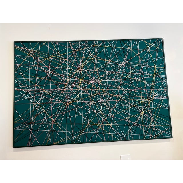Gianfranco Visentin, Cycle of the Strings, 1980, Mixed Media on Canvas For Sale - Image 3 of 3