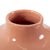 Kenneth Ludwig Chicago Richland Embossed Peach Vase- Small For Sale - Image 4 of 10