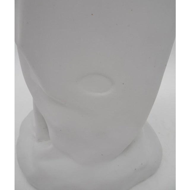 Vintage Medieval Lady Bisque Porcelain Figurine, 1970s For Sale - Image 10 of 15