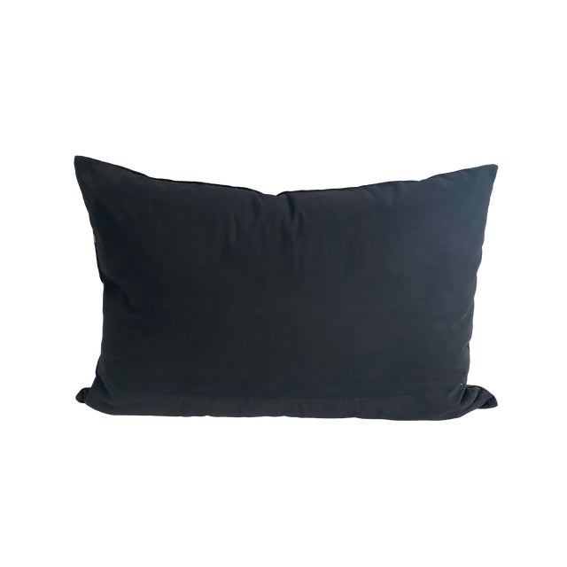 Early 20th Century French Aubusson Needlepoint Floral Oversized Pillow Shams For Sale - Image 5 of 9