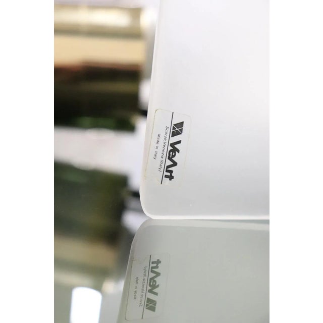 Metal Italian Brass and Murano Glass Sconce from VeArt, 1970s For Sale - Image 7 of 8