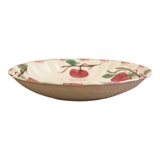 Vintage Blue Ridge Southern Pottery Autumn Apple Soup Bowl For Sale