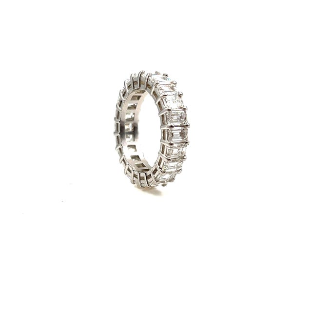 Early 21st Century 5.65 Ct Diamond Eternity Ring Size 6.5 For Sale - Image 5 of 5
