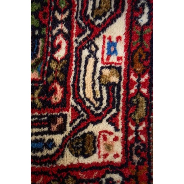 2000 - 2009 Vintage Hand-Knotted Hamadan Rug For Sale - Image 5 of 9
