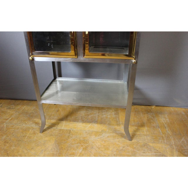 Gold Vintage Dentists Cabinet, 1950 For Sale - Image 8 of 15