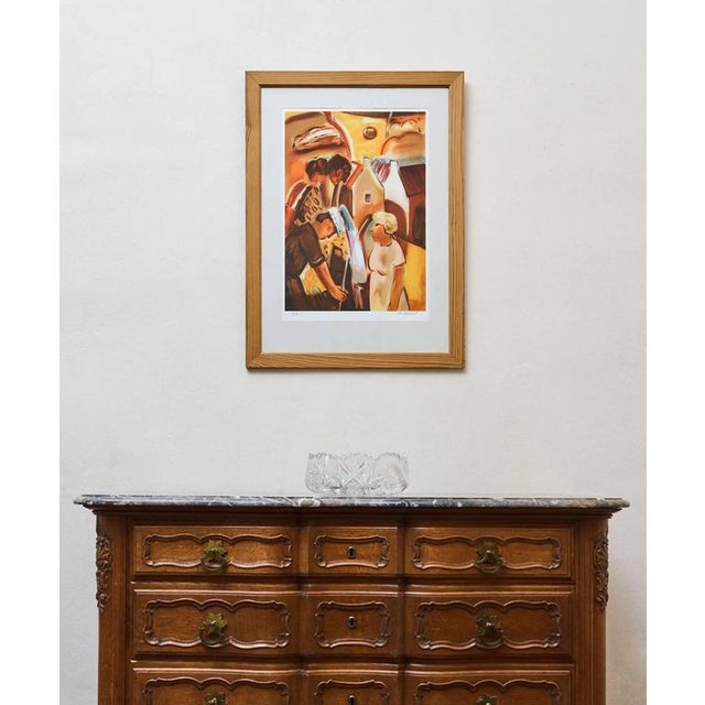 Orange Ward Lernout, Untitled, Lithography, Framed For Sale - Image 8 of 9