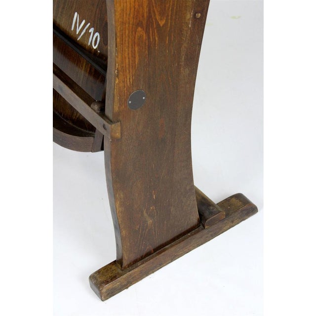 Vintage Czech Wooden Cinema Chair from TON, 1940s For Sale - Image 9 of 15