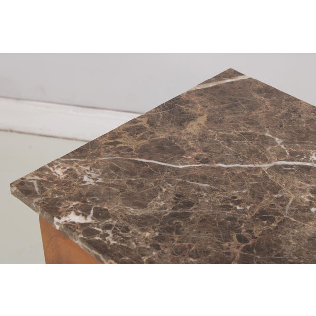 Henredon Natchez French Empire Marble Top Chest For Sale - Image 9 of 18