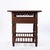 Wood Early 20th Century One Drawer Table With Cutouts For Sale - Image 7 of 12