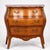 Marquetry Chest of Drawers in Mixed-Wood Veneer with Brass Mounts and Marble Top, 1920s For Sale - Image 6 of 8