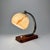 Art Deco Wood and Marble Glass Table Lamp, 1940s, in Very Good conditions. Designed 1920 to 1949 European Plug (up to...