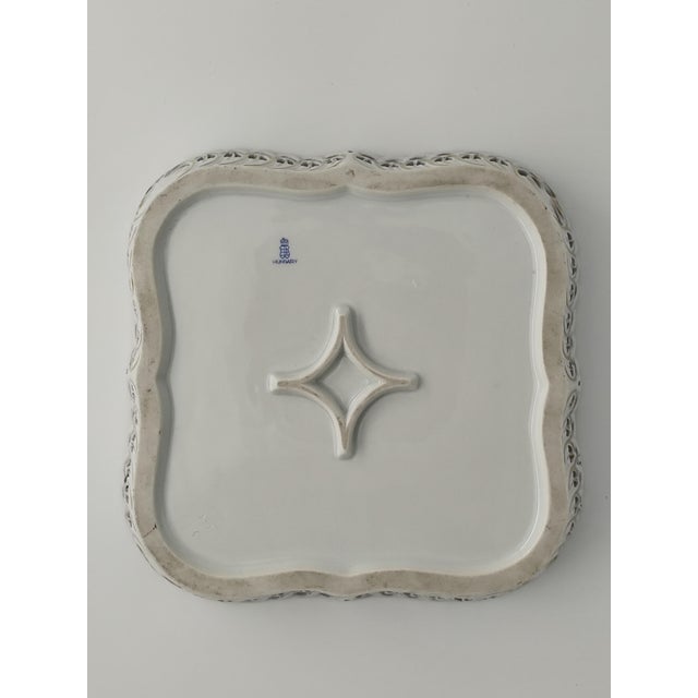 1960s Porcelain Openwork Bowl from Herend, Hungary, 1970s For Sale - Image 5 of 7