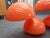 1970s Space Age Orange Plastic Lamp, 1970s For Sale - Image 5 of 12