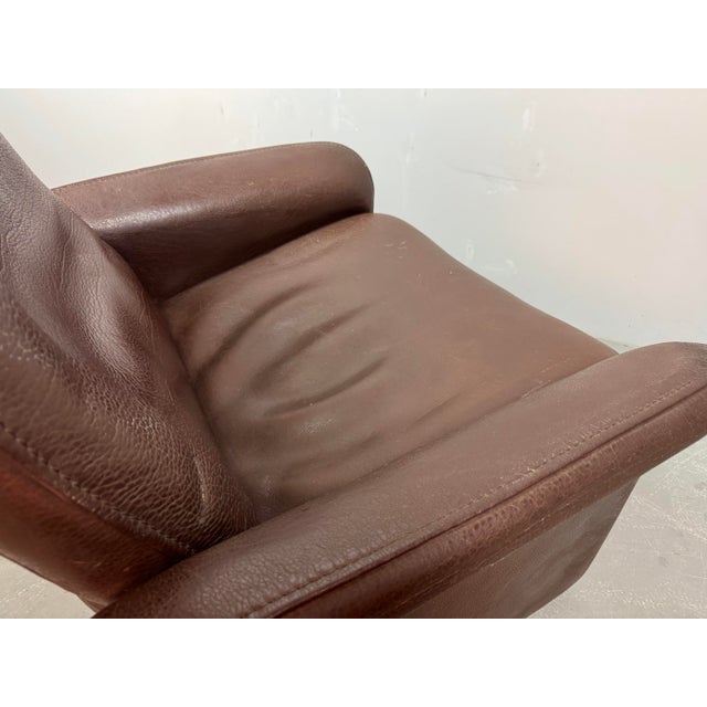 Mid-Century Model DS-50 Lounge Chair in Brown Leather from de Sede, Switzerland, 1970s For Sale - Image 9 of 11