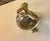 Beautiful decorative Mid Century Modern duck figurine made of solid brass with a clear solid clear glass body. Made in...