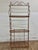 Gold Vintage French Style Iron and Brass Boulangerie Rack Baker’s Rack For Sale - Image 8 of 8