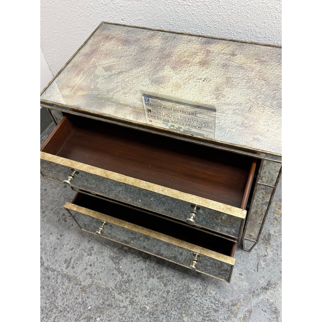 Century Furniture Mirrored Three Drawer Chest For Sale - Image 10 of 12