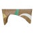 Wood Bamboo and Colorful Glass Console Table For Sale - Image 7 of 9