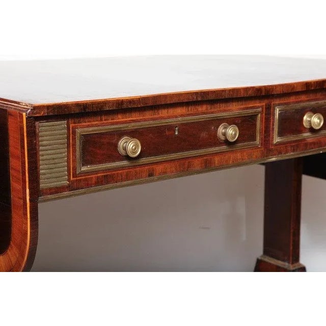 Early 19th Century Regency Rosewood Sofa Table in the Manner of John McLean For Sale - Image 4 of 11