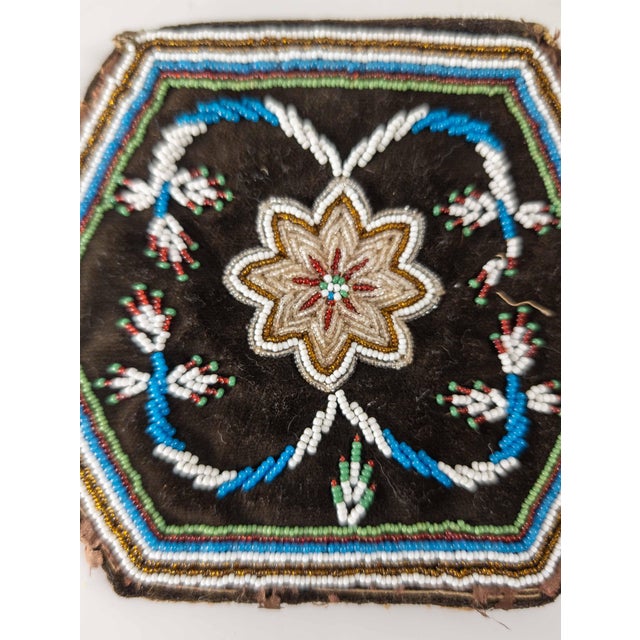 19th Century Native American Indian Iroquois Beaded Bag For Sale - Image 11 of 11