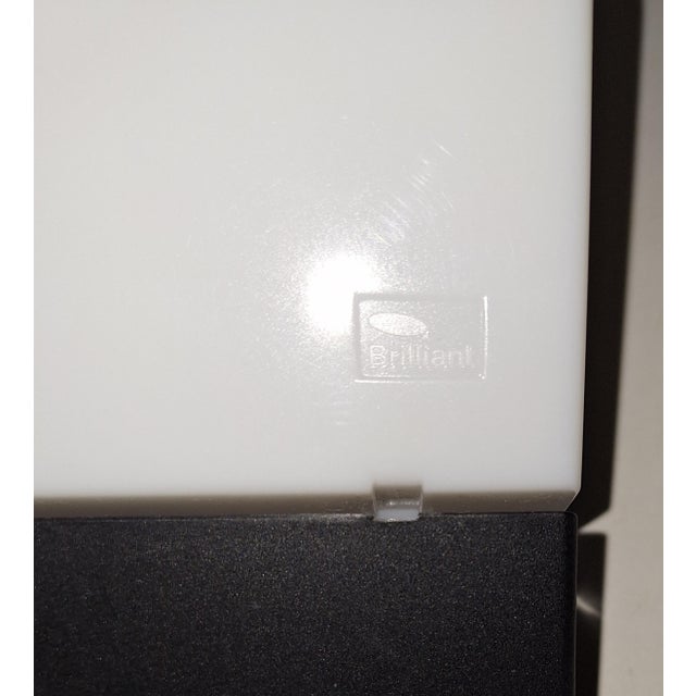 Vintage Wall Lamp with White Plastic Shade, 1990s For Sale - Image 9 of 10