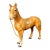 Antique Hubley Cast Iron Standing Horse Figurine, Saddle & Reins, Original Paint C. 1920s For Sale